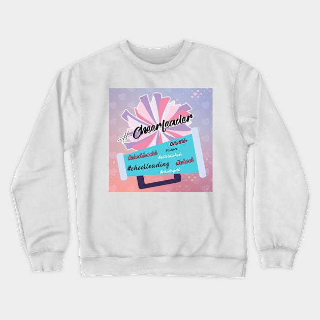 Megaphone Cheer Crewneck Sweatshirt by laurie3